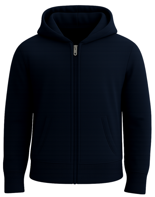 Agasalho de Uniforme Liso Helanca - (Azul Marinho)